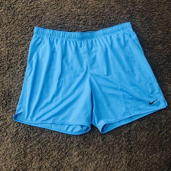 Brand New Nike Men Dri-FIT Blue‎ With Pockets Shorts 7” Length FB4196-416 Sz 2XL - Picture 2 of 6